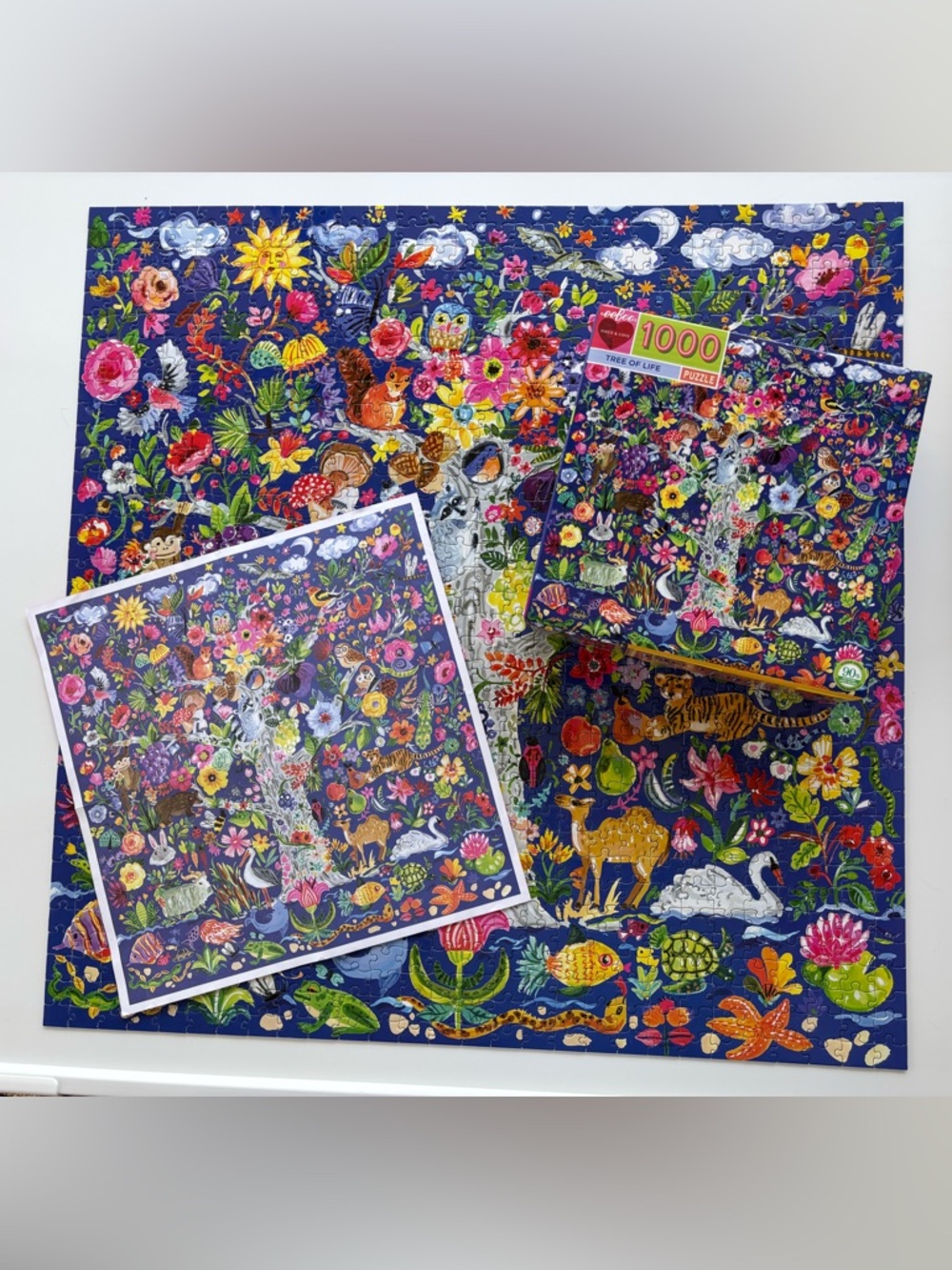 Eeboo Tree of Life 1000 Piece Puzzle - Picture 2 of 4